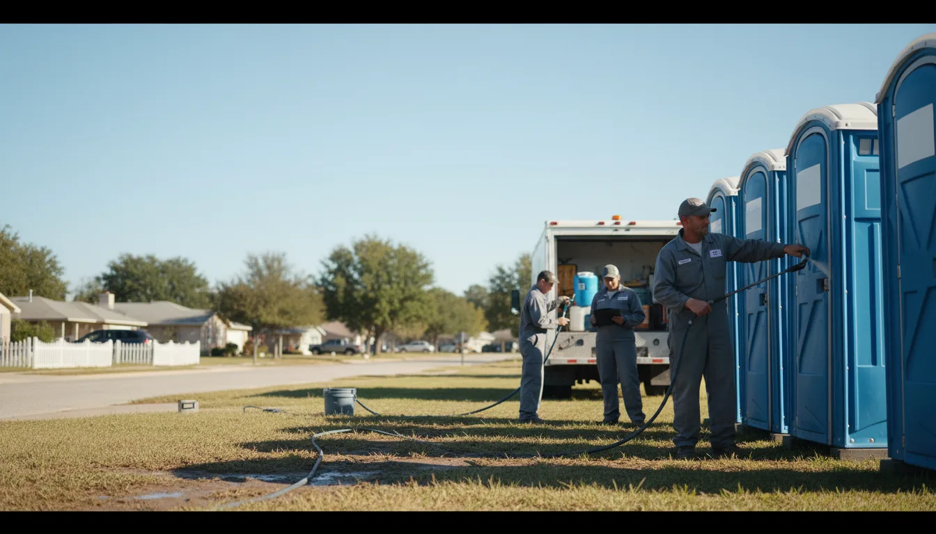 Long-Term Portable Toilet Rental in Oakley, MI near me